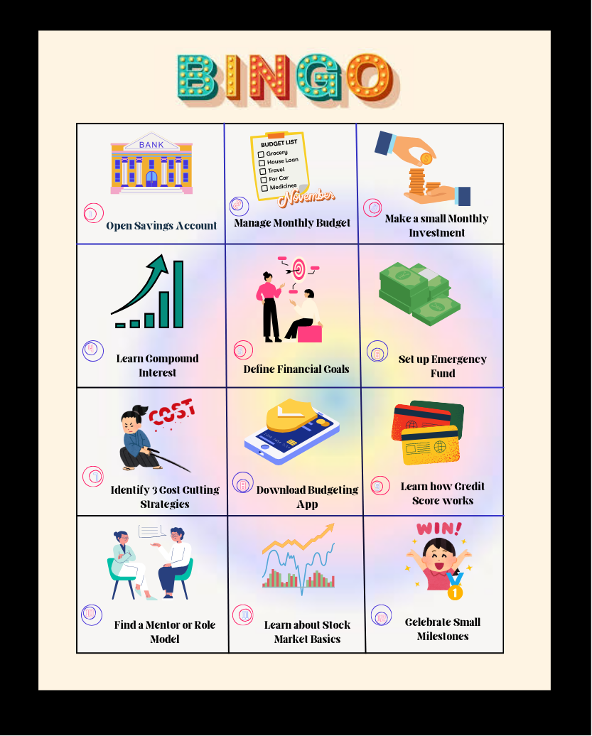 Financial-literacy Bingo